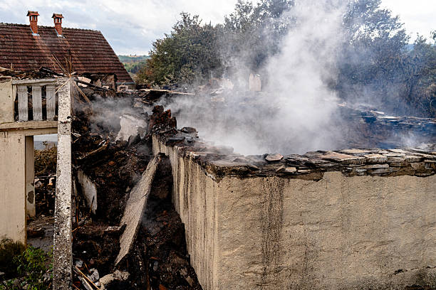 Professional Soot Cleanup technician working in Hudson, PA